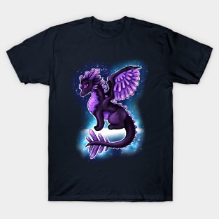 Amethyst Dragon - Cute Cartoon Dragon T-Shirt